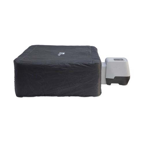 Spa Rigide 6 Places Hydromassages. 4 Coussins Avec Housse De Protection. Oslo Amber. Beige.