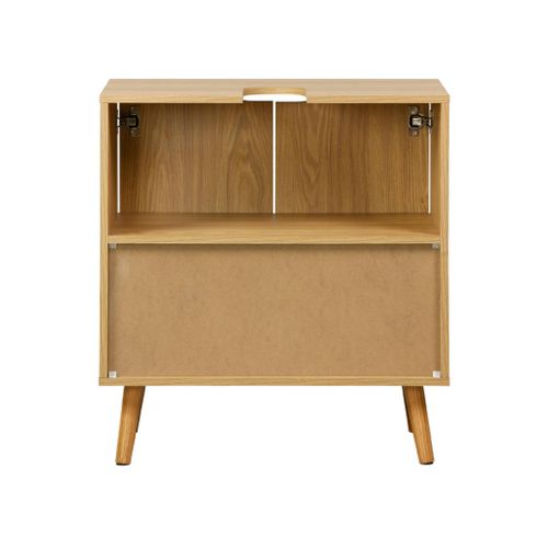 Meuble Sous Lavabo Vintage Décor Bois Frêne 65 X 40 X H 70 Cm - Nepal