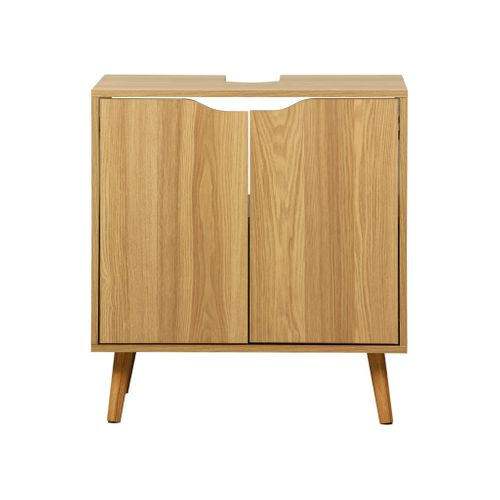 Meuble Sous Lavabo Vintage Décor Bois Frêne 65 X 40 X H 70 Cm - Nepal