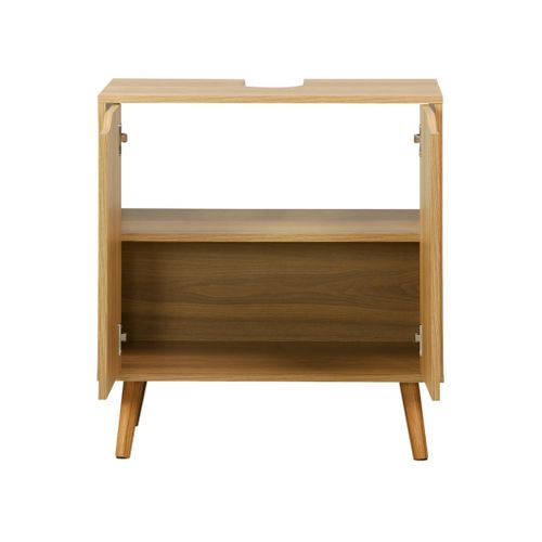 Meuble Sous Lavabo Vintage Décor Bois Frêne 65 X 40 X H 70 Cm - Nepal