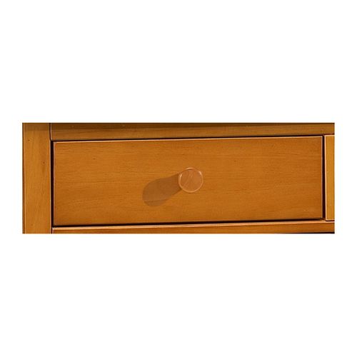 Buffet de cuisine Pin Miel 4 Portes Style Anglais 6 Niches L 101 H 186 P 42 Cm