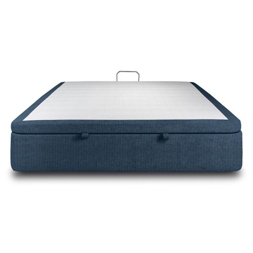 Sommier Coffre Tissu Bleu 160x200 H39cm