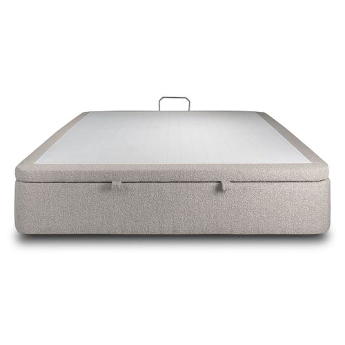 Sommier Coffre Bouclette Gris 180x200 H39cm