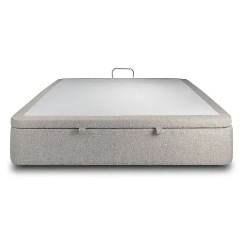 Sommier Coffre Bouclette Gris 140x190 H39cm