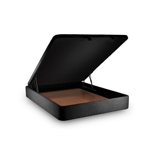 Sommier Coffre Bouclette Noir 180x200 H39cm