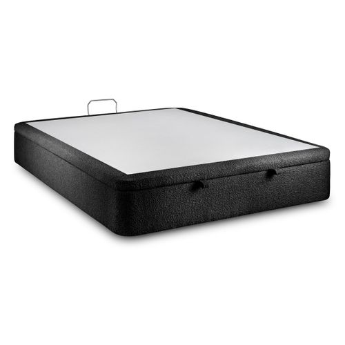 Sommier Coffre Bouclette Noir 140x190 H39cm