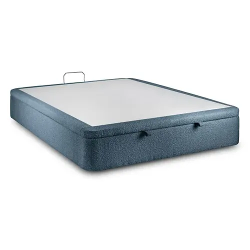 Sommier Coffre Bouclette Bleu 140x200 H39cm
