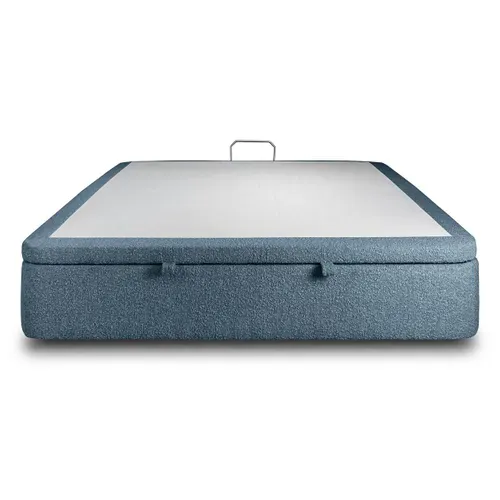 Sommier Coffre Bouclette Bleu 140x190 H39cm