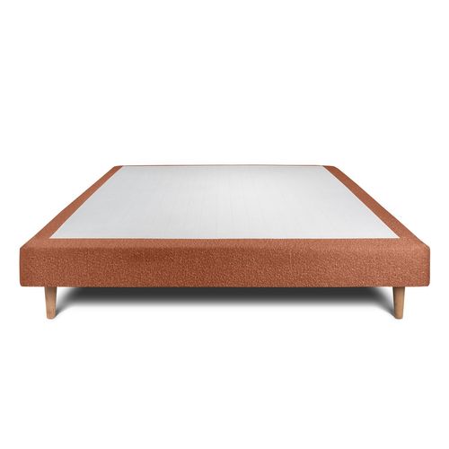 Sommier Tapissier Bouclette Terracotta 160x200 H29cm