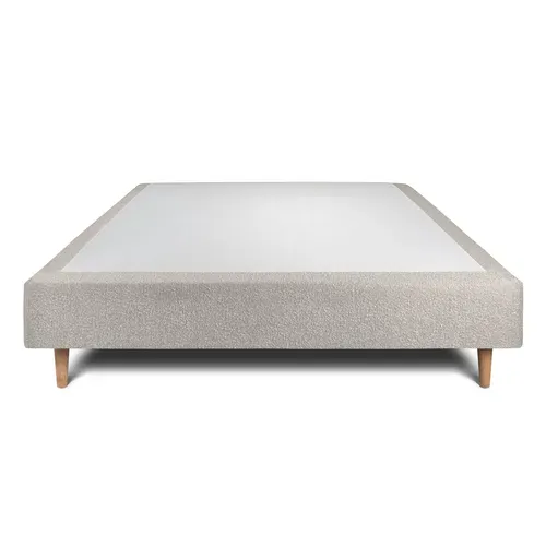 Sommier Tapissier Bouclette Gris 160x200 H35cm
