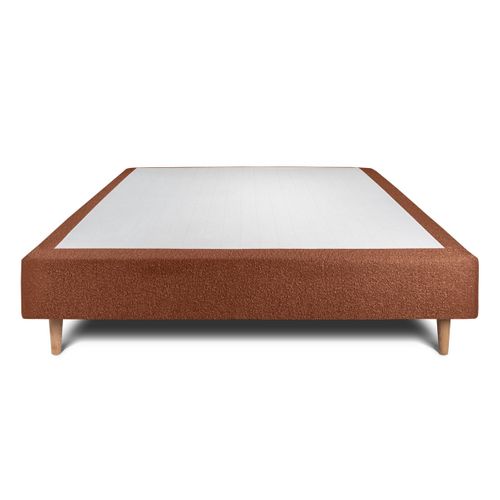 Sommier Tapissier Bouclette Terracotta 140x200 H35cm