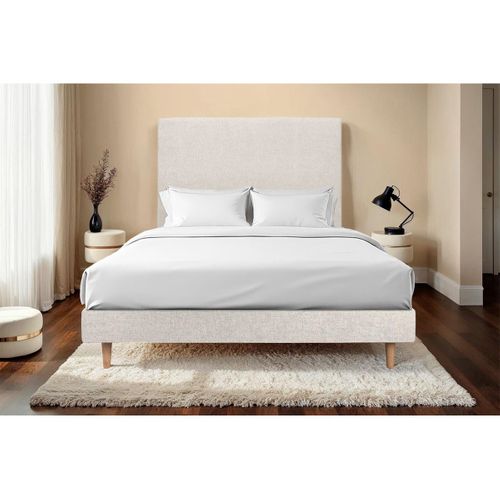 Sommier Kit Tissu Beige Clair 180x200 H29cm