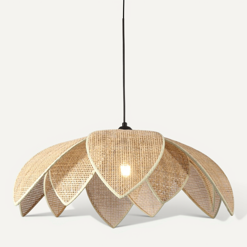 Suspension Tendance En Rotin Tressé - Mariella