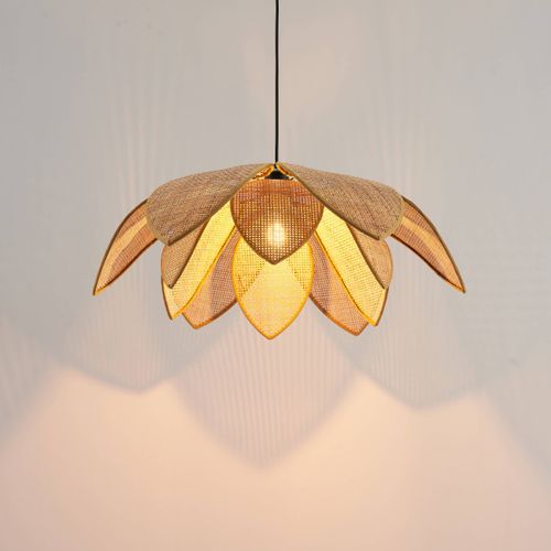 Suspension Tendance En Rotin Tressé - Mariella