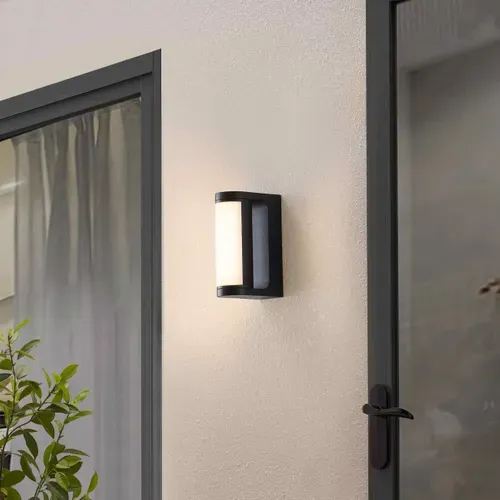 Petite Applique LED Rectangulaire Noire Ip65 Pour Extérieur Ip65 - Ilona