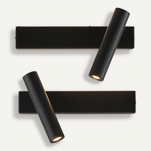 Lot De 2 Appliques Noire Tête De Lit Droite Et Gauche - Lodvi