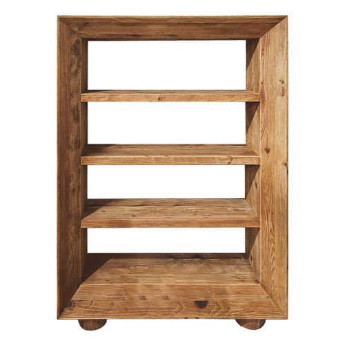 étagère / Bibliothèque H.183 Cm En Bois De Pin Recyclé Massif - Chalet