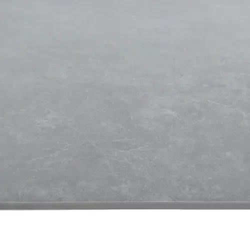 Table 180 X 90 Cm En Céramique Gris Béton Pieds Métal - Ryder 2