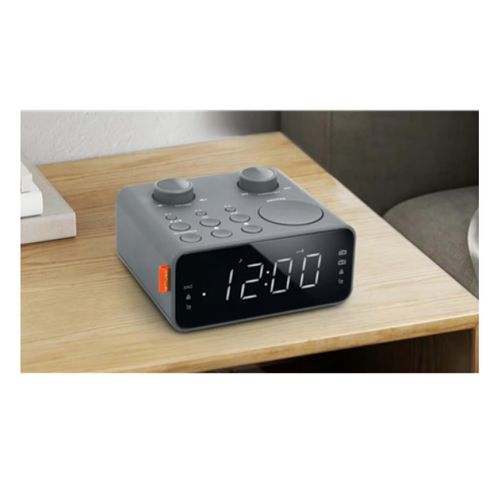 Radio-réveil Double Alarme Gris M17lg