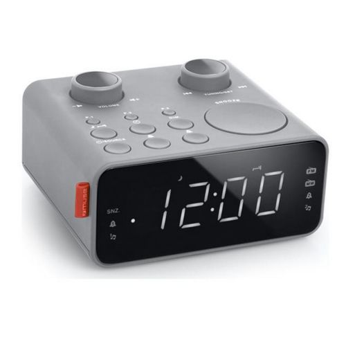 Radio-réveil Double Alarme Gris M17lg