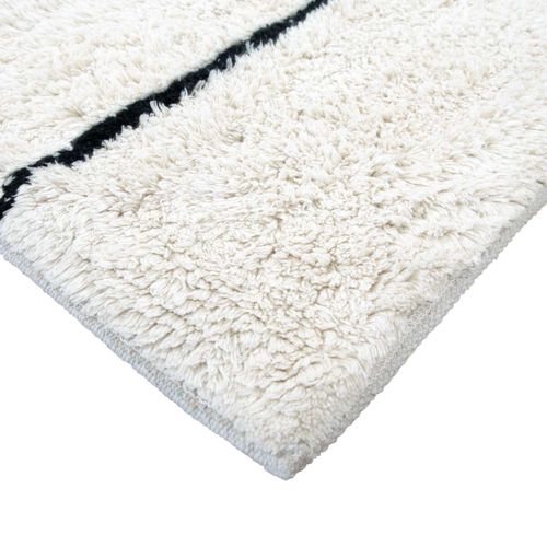 Tapis Lavable Berbère En Coton écru 60x90 - Style Bohème