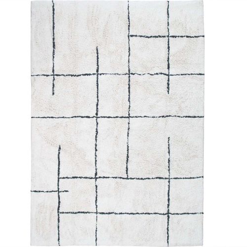 Tapis Lavable Berbère En Coton écru 60x90 - Style Bohème