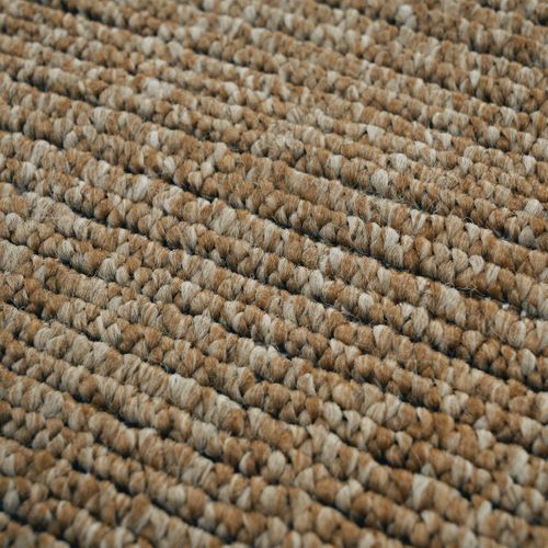 Tapis Aspect Jute Motif Rayures Beige 120x160