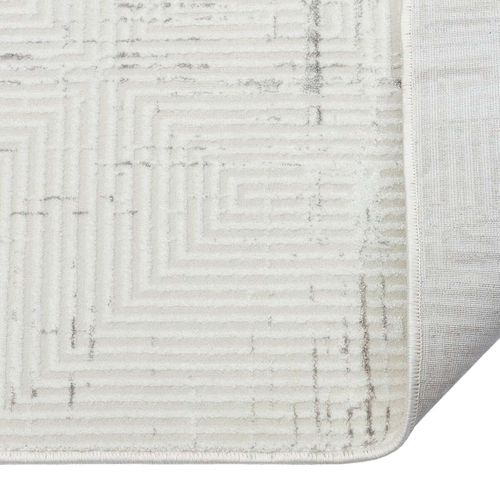 Tapis Abstrait Moderne Crème 120x180