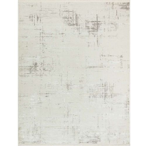 Tapis Abstrait Moderne Crème 120x180