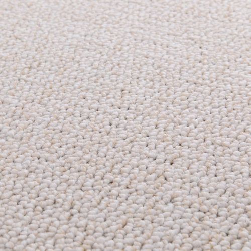 Tapis Lavable Effet Bouclé Tufté Crème 120x170