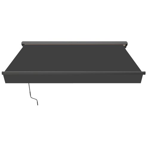 Lozio - Store Banne Motorisé 3,95 X 3 M En Aluminium Avec Toile Gris