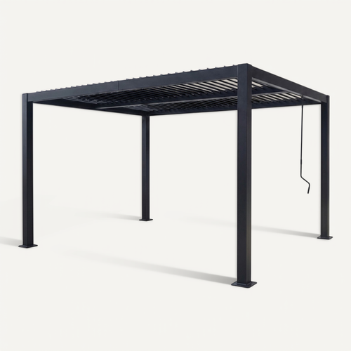 Corfu - Pergola Bioclimatique 4x3m Structure Aluminium Lames Orientables