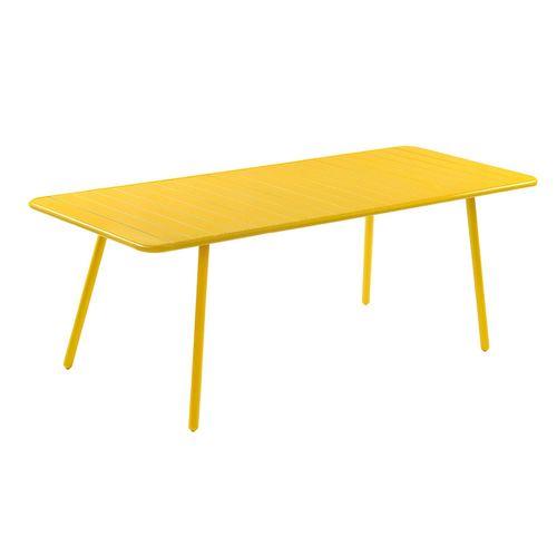 Bergame - Table De Jardin 8/10 Places 200cm Jaune