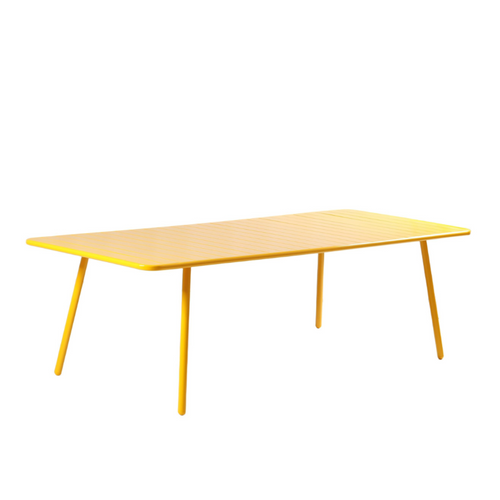 Bergame - Table De Jardin 10/12 Places 234cm Jaune