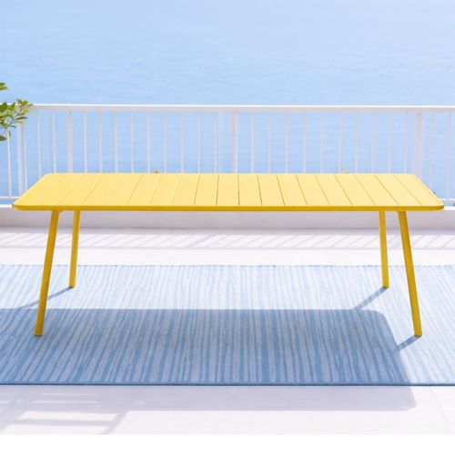 Bergame - Table De Jardin 10/12 Places 234cm Jaune
