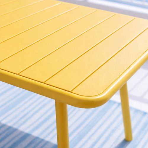 Bergame - Table De Jardin 10/12 Places 234cm Jaune