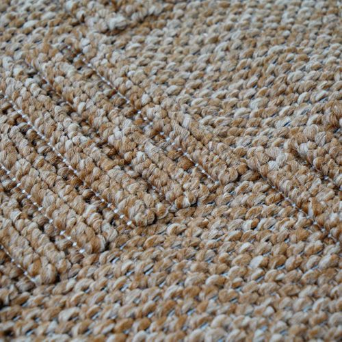 Tapis  Damier Aspect Jute  Beige 190x290