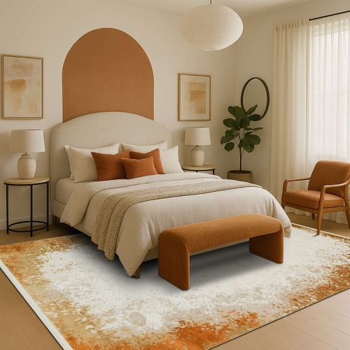 Tapis Moderne Abstrait Beige/terra 200x290