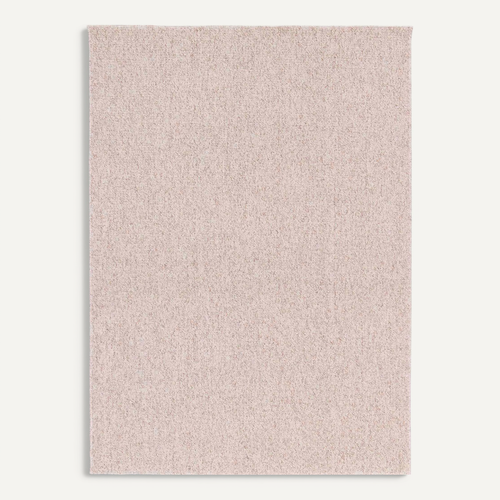 Tapis Lavable Effet Bouclé Tufté Crème Multicolore 200x290