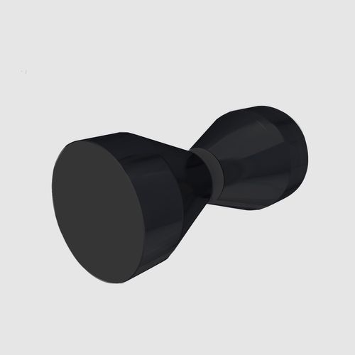 Cabine De Douche H190 75x90cm Verre Transparent Profilés Noir Maya-black (sans Receveur)