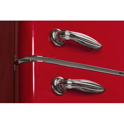Réfrigérateur Combiné 249l Vintage Rouge - Sccb250v-re