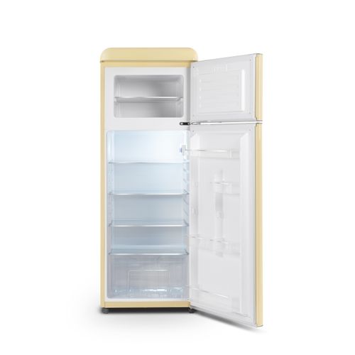 Réfrigérateur Double Porte 211l Vintage Crème - Scdd211v-cre