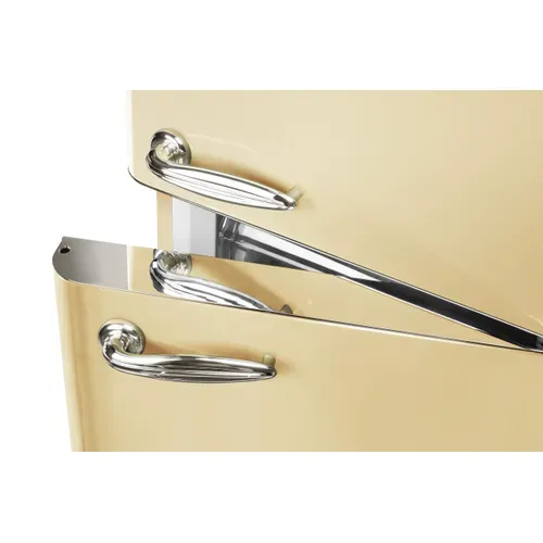 Réfrigérateur Double Porte 211l Vintage Crème - Scdd211v-cre
