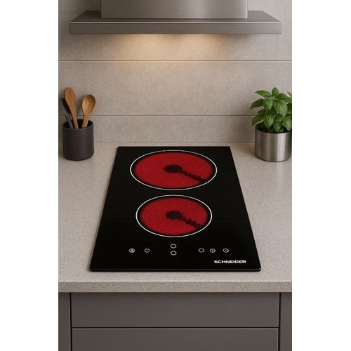 Domino Vitrocéramique 2 foyers 30 Cm - Scdv30s