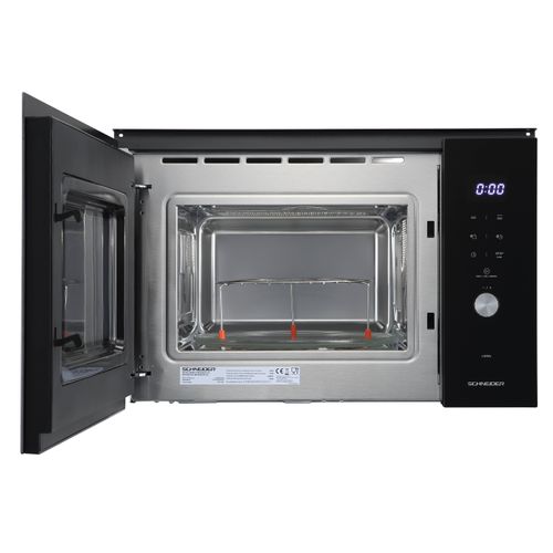 Four Micro-ondes Gril 38 Cm Encastrable 25l Noir - Scmw2538gb