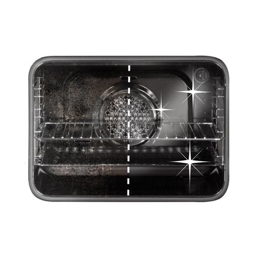 Cuisinière Double Four 4 Feux Gaz Black Mat - Sccg64do-bm