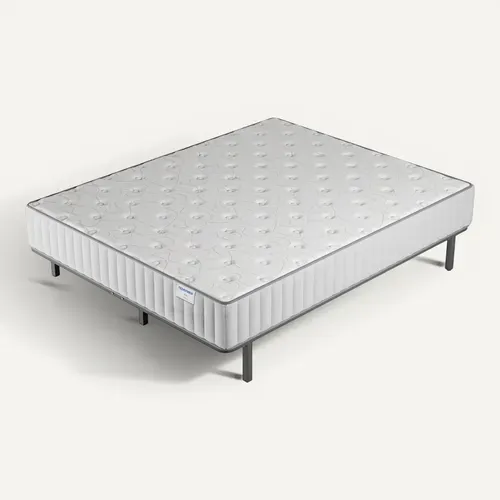 Ensemble 120x190 cm, sommier + matelas mousse, Ép.16cm à mémoire de forme