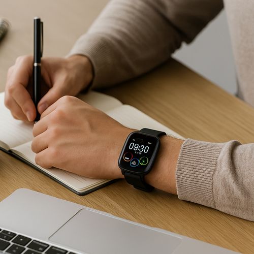 Montre Connectée Multifonctions Écran Tactile 46mm, Suivi Sommeil/activité Physique, Notifications