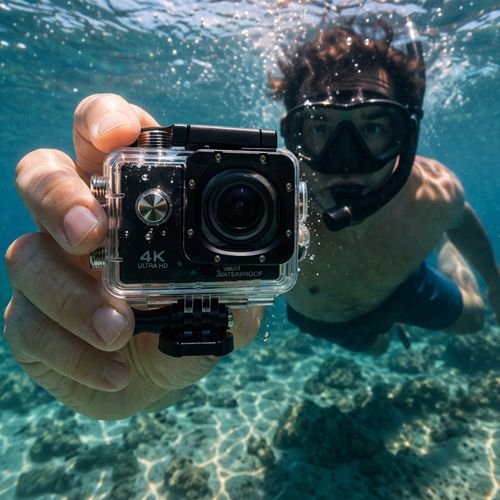 Caméra Sport 4k 30fps Wifi Grand Angle 170° Avec Stabilisation – Caméra 16mp étanche 30 M Accessoire