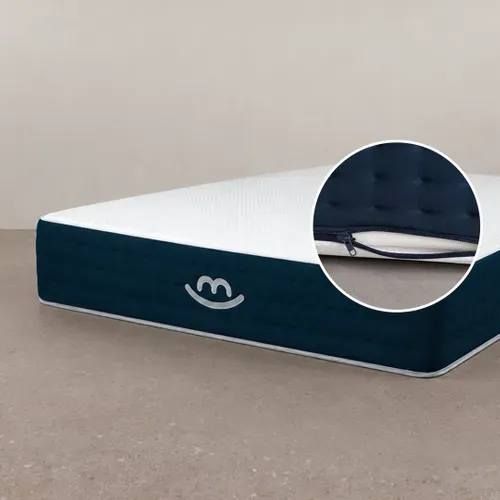 Matelas Déhoussable Hybride 160x200 Cm - JADE PLUS - Mémoire De Forme Ressorts - Epaisseur 26 Cm
